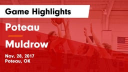 Poteau  vs Muldrow  Game Highlights - Nov. 28, 2017