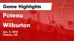 Poteau  vs Wilburton  Game Highlights - Jan. 5, 2018