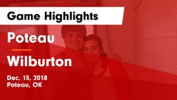 Poteau  vs Wilburton Game Highlights - Dec. 15, 2018