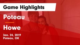 Poteau  vs Howe Game Highlights - Jan. 24, 2019