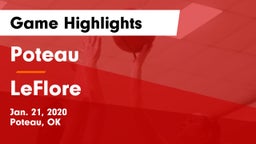 Poteau  vs LeFlore  Game Highlights - Jan. 21, 2020