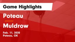 Poteau  vs Muldrow  Game Highlights - Feb. 11, 2020