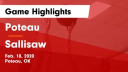 Poteau  vs Sallisaw  Game Highlights - Feb. 18, 2020