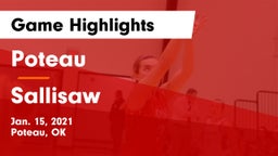Poteau  vs Sallisaw  Game Highlights - Jan. 15, 2021