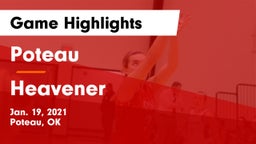 Poteau  vs Heavener  Game Highlights - Jan. 19, 2021