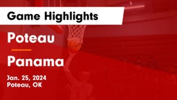 Poteau  vs Panama  Game Highlights - Jan. 25, 2024