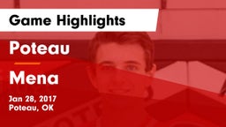 Poteau  vs Mena  Game Highlights - Jan 28, 2017