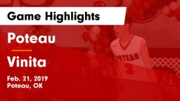 Poteau  vs Vinita Game Highlights - Feb. 21, 2019