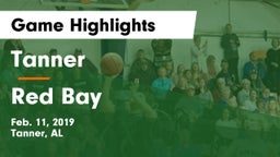 Tanner  vs Red Bay Game Highlights - Feb. 11, 2019