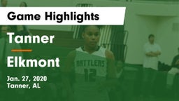 Tanner  vs Elkmont  Game Highlights - Jan. 27, 2020