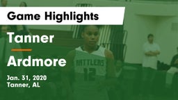 Tanner  vs Ardmore  Game Highlights - Jan. 31, 2020