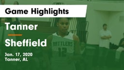 Tanner  vs Sheffield  Game Highlights - Jan. 17, 2020