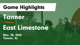 Tanner  vs East Limestone  Game Highlights - Nov. 20, 2020