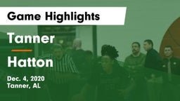 Tanner  vs Hatton  Game Highlights - Dec. 4, 2020
