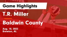 T.R. Miller  vs Baldwin County  Game Highlights - Aug. 18, 2022