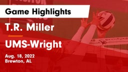 T.R. Miller  vs UMS-Wright  Game Highlights - Aug. 18, 2022