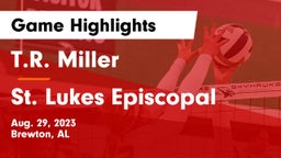 T.R. Miller  vs St. Lukes Episcopal  Game Highlights - Aug. 29, 2023
