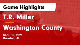 T.R. Miller  vs Washington County Game Highlights - Sept. 10, 2023