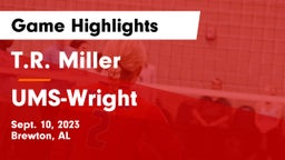 T.R. Miller  vs UMS-Wright  Game Highlights - Sept. 10, 2023