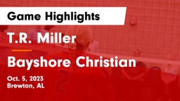 T.R. Miller  vs Bayshore Christian  Game Highlights - Oct. 5, 2023