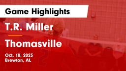 T.R. Miller  vs Thomasville  Game Highlights - Oct. 10, 2023