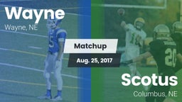 Matchup: Wayne  vs. Scotus  2017