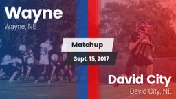 Matchup: Wayne  vs. David City  2017