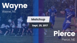 Matchup: Wayne  vs. Pierce  2017