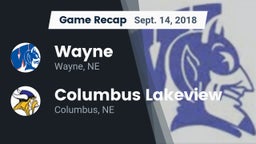 Recap: Wayne  vs. Columbus Lakeview  2018