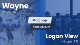 Matchup: Wayne  vs. Logan View  2018