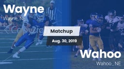 Matchup: Wayne  vs. Wahoo  2019
