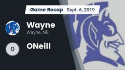 Recap: Wayne  vs. ONeill 2019