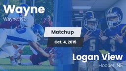 Matchup: Wayne  vs. Logan View  2019