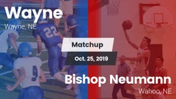 Matchup: Wayne  vs. Bishop Neumann  2019