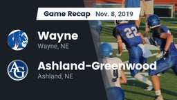 Recap: Wayne  vs. Ashland-Greenwood  2019