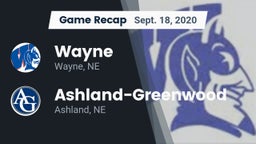 Recap: Wayne  vs. Ashland-Greenwood  2020