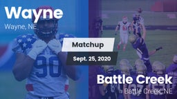 Matchup: Wayne  vs. Battle Creek  2020