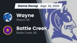 Recap: Wayne  vs. Battle Creek  2020