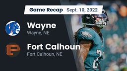 Recap: Wayne  vs. Fort Calhoun  2022