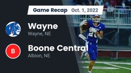 Recap: Wayne  vs. Boone Central  2022