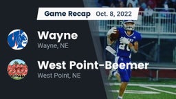 Recap: Wayne  vs. West Point-Beemer  2022