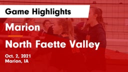 Marion  vs North Faette Valley Game Highlights - Oct. 2, 2021