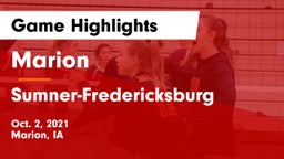 Marion  vs Sumner-Fredericksburg  Game Highlights - Oct. 2, 2021