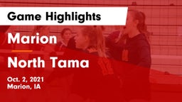 Marion  vs North Tama  Game Highlights - Oct. 2, 2021