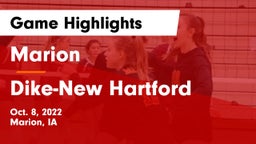Marion  vs ****-New Hartford  Game Highlights - Oct. 8, 2022
