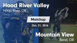 Matchup: Hood River Valley vs. Mountain View  2016