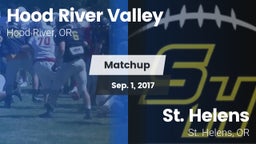 Matchup: Hood River Valley vs. St. Helens  2017