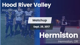Matchup: Hood River Valley vs. Hermiston  2017