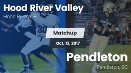 Matchup: Hood River Valley vs. Pendleton  2017