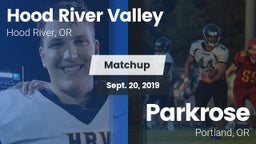 Matchup: Hood River Valley vs. Parkrose  2019